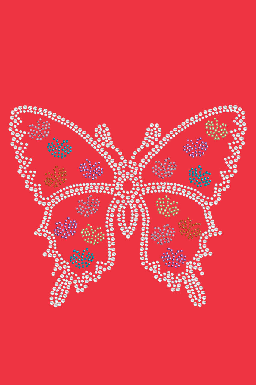Butterfly with more Butterflies - Womens Tee
