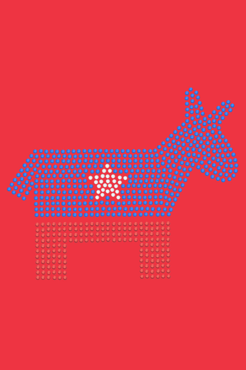 Patriotic Donkey - Women's T-shirt