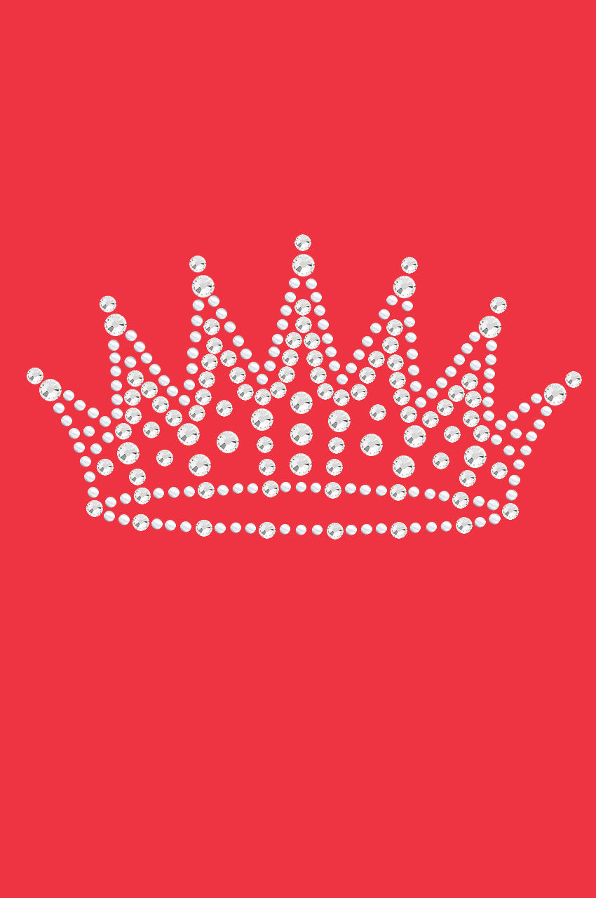 Crown 1 (Austrian crystal Rhinestones) - Womens T-shirt