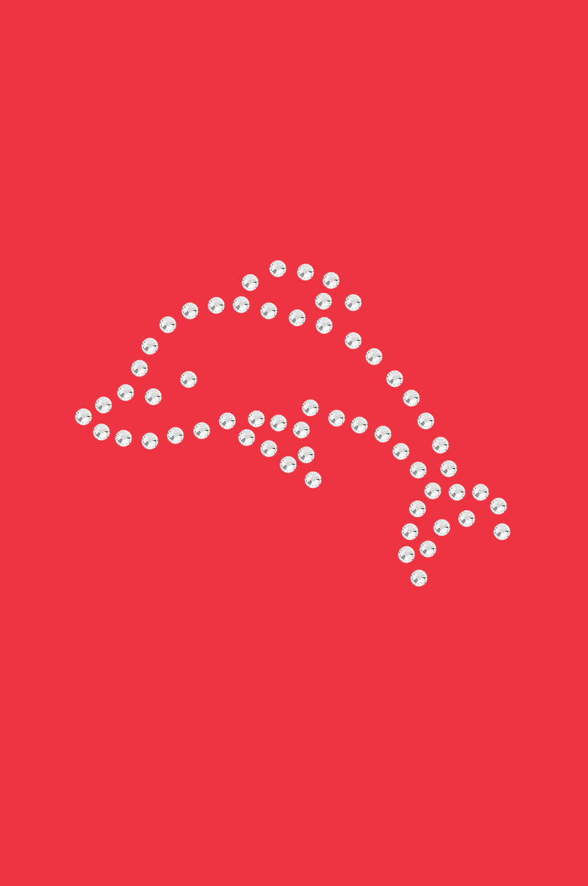 Dolphin (Small Rhinestone) - Bandanna