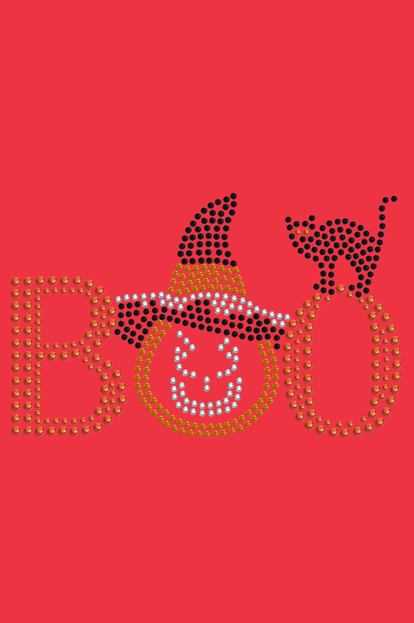 Boo - Hat and Cat - Women's T-shirt