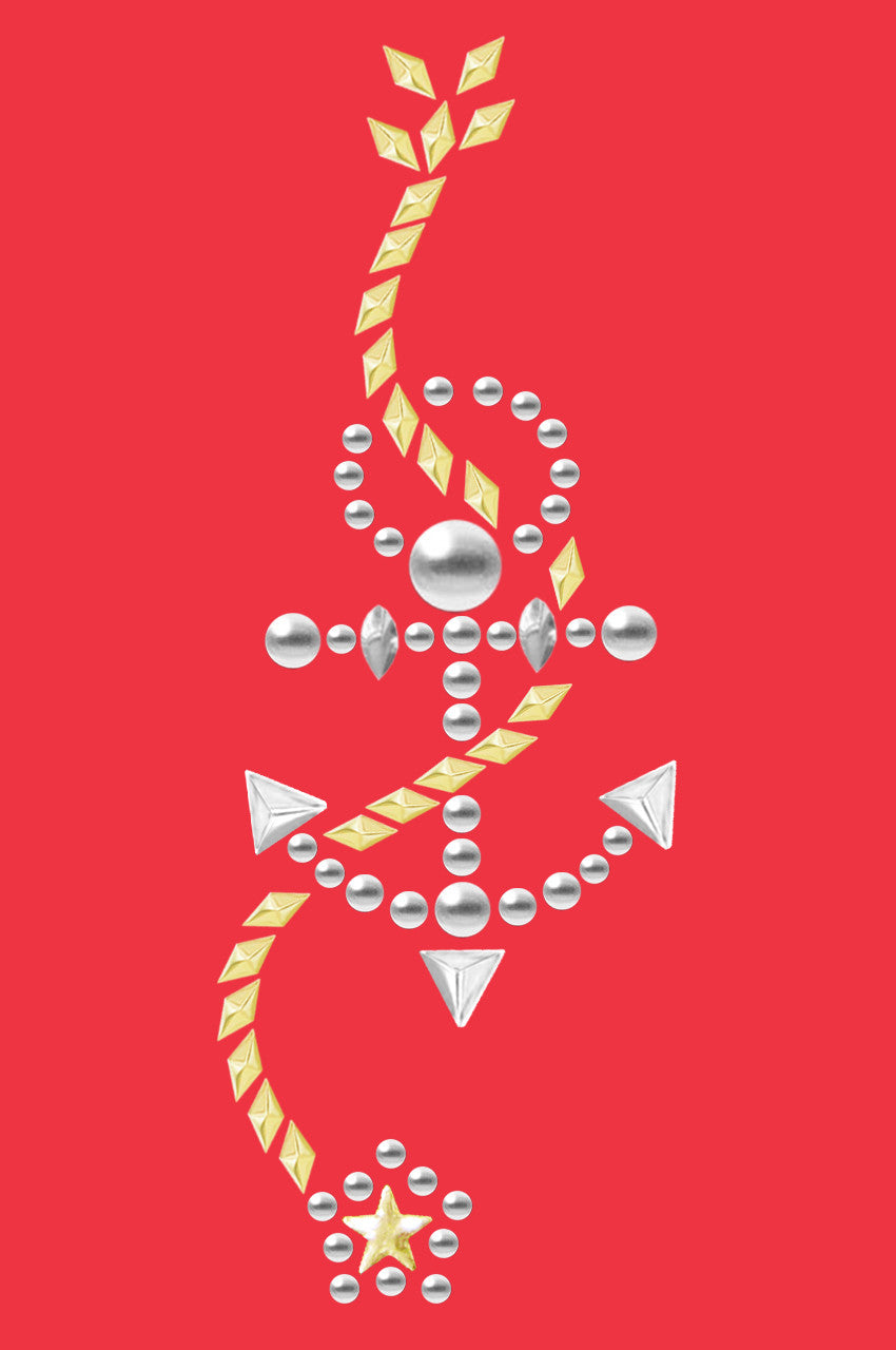 Anchor with Rope (Nailhead) - Bandanna