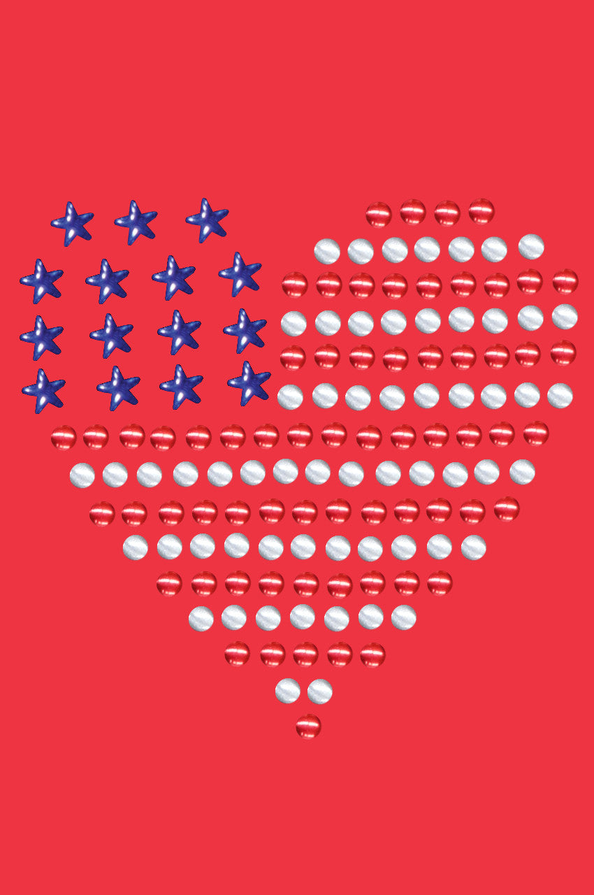 Patriotic Heart 1 Bandanna