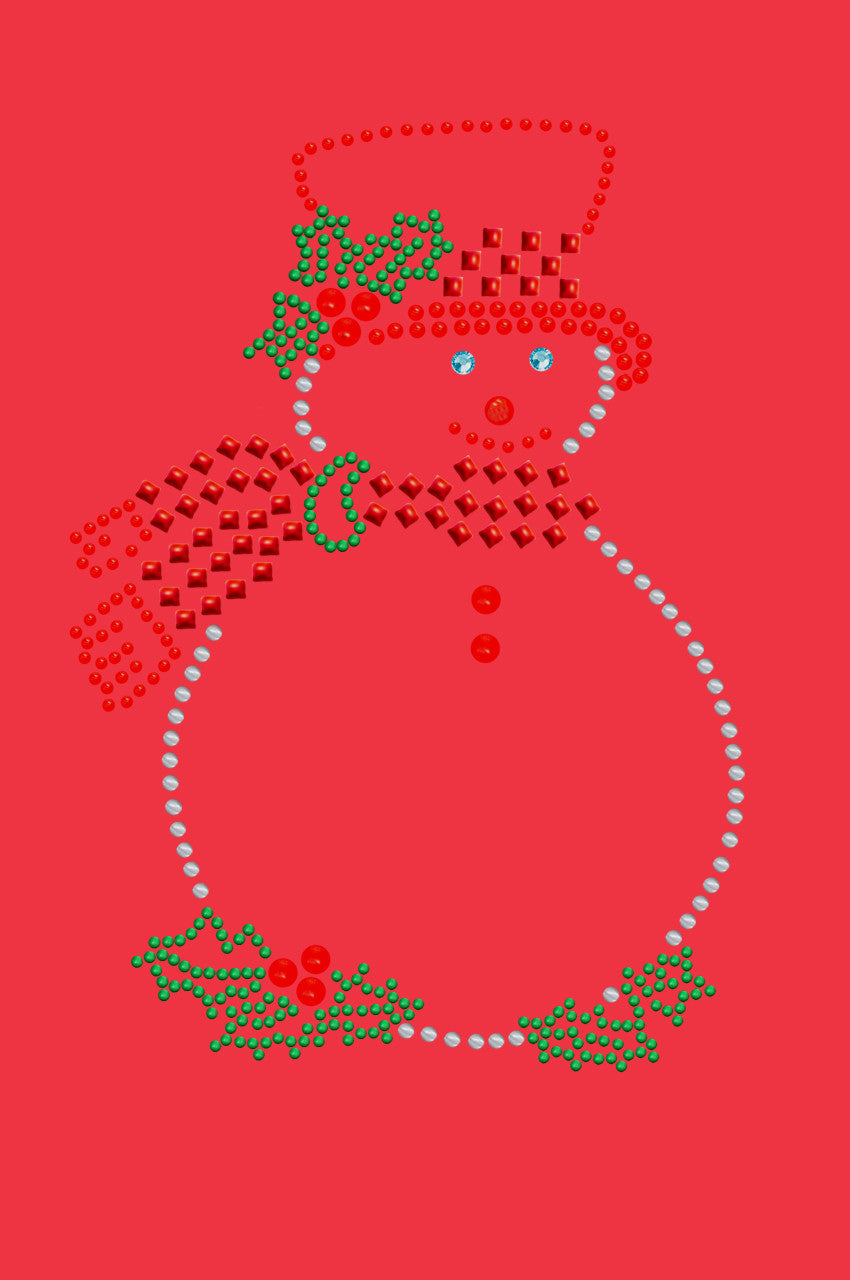 Snowman Outline - Womens T-shirt