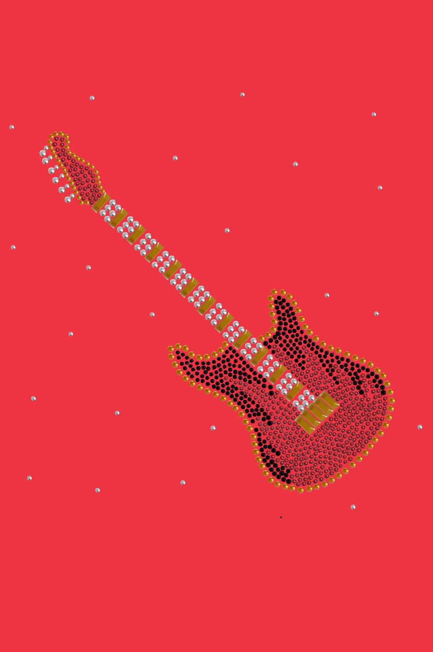 Guitar (Red & Gold) - Bandanna