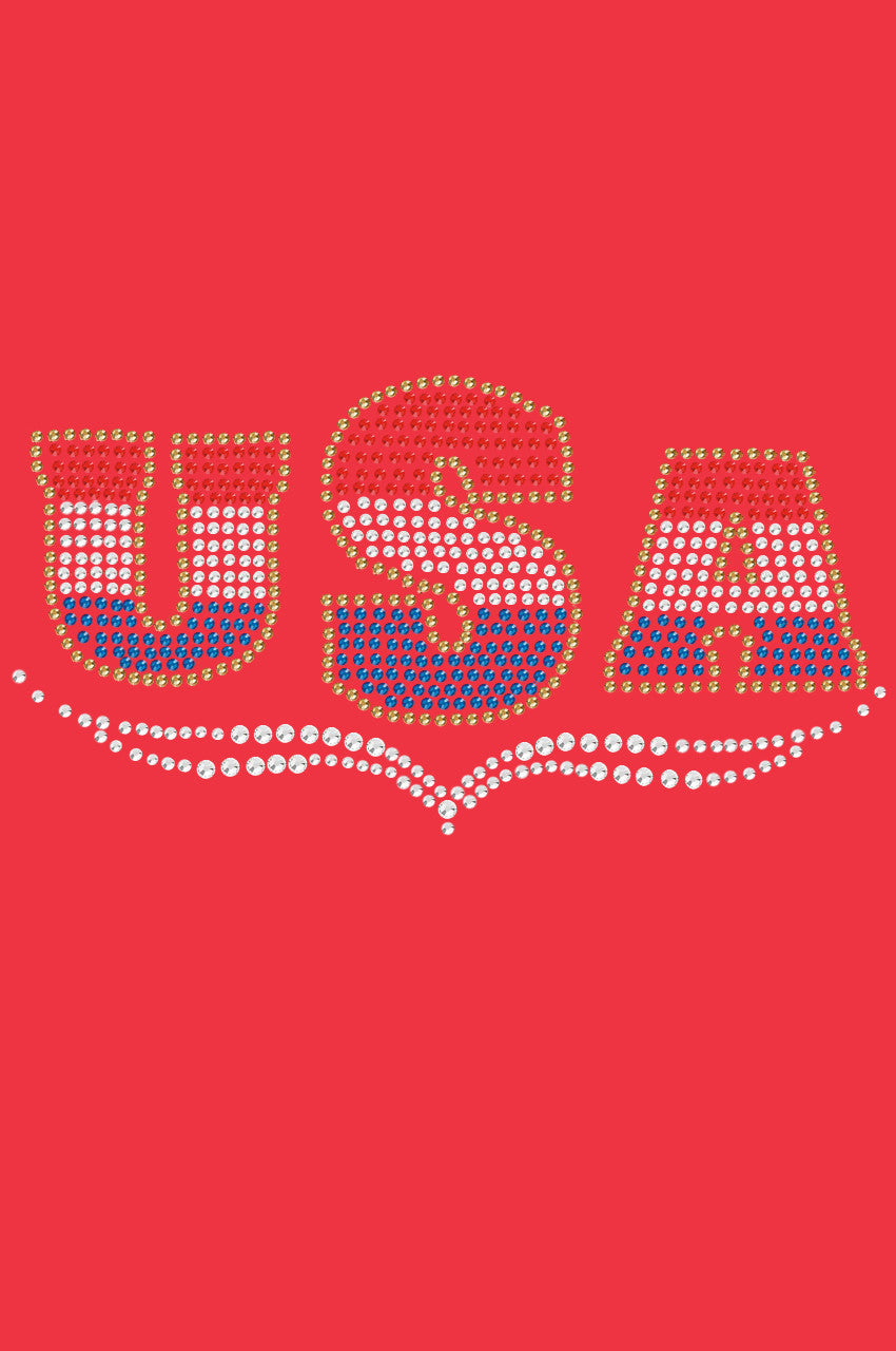 USA (Tricolor) - Womens T-shirt