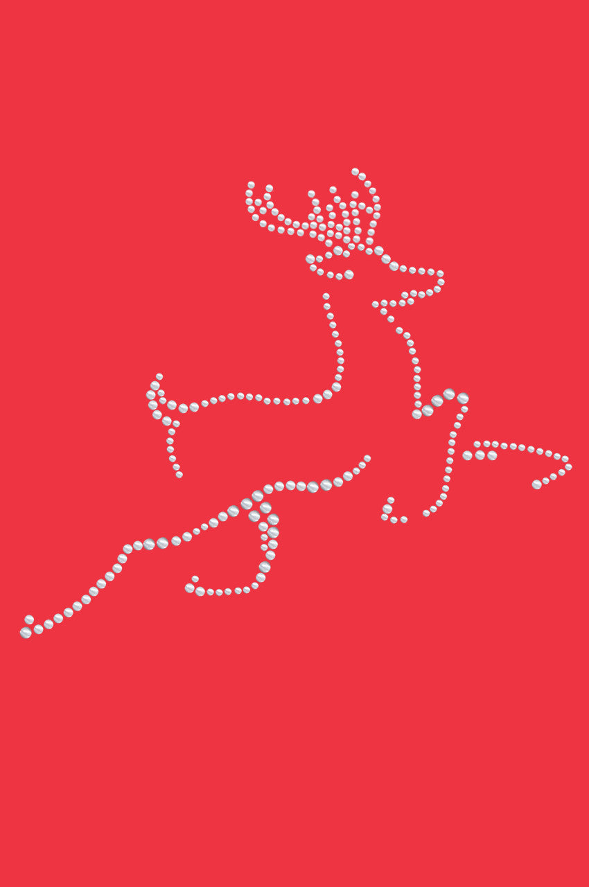 Nailhead Reindeer - Womens T-shirt