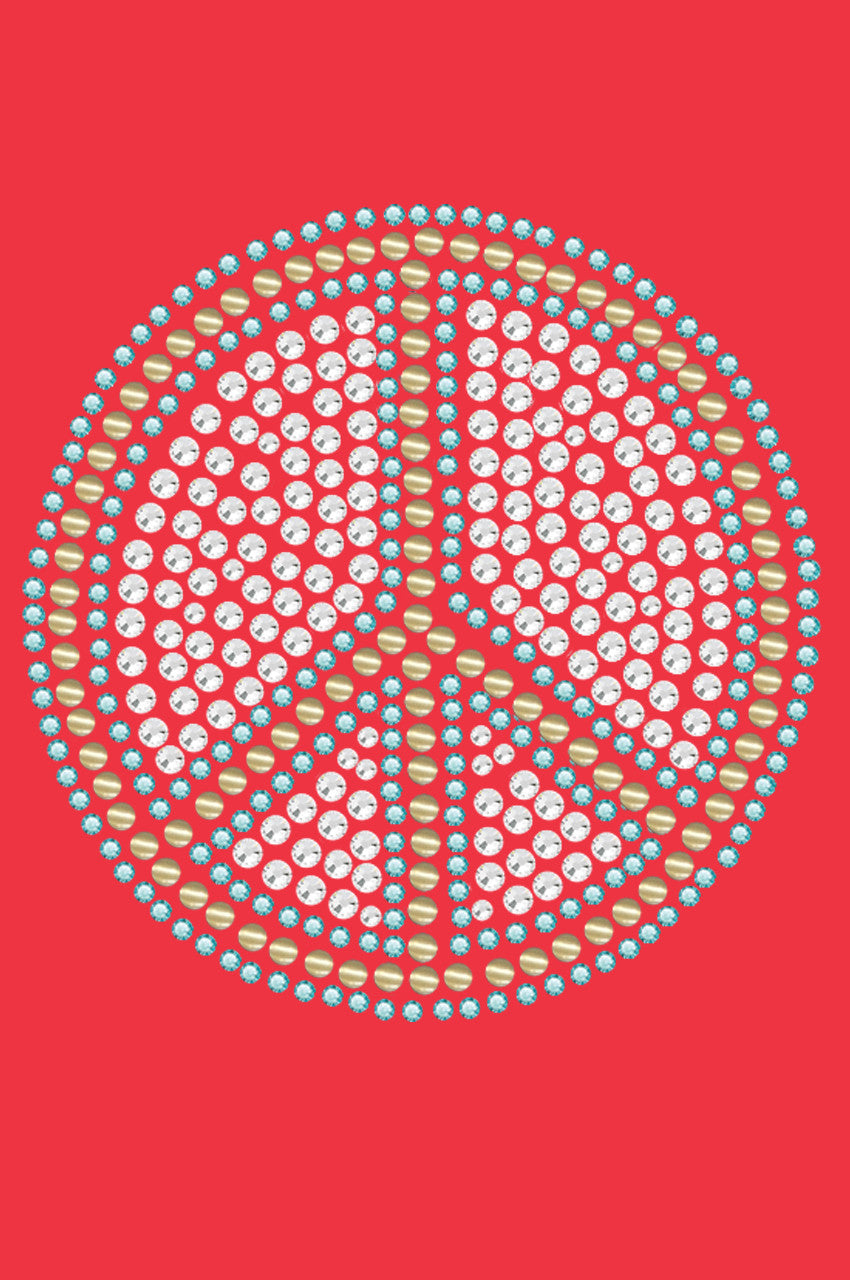 Peace Sign (Blue) - Women's T-shirt