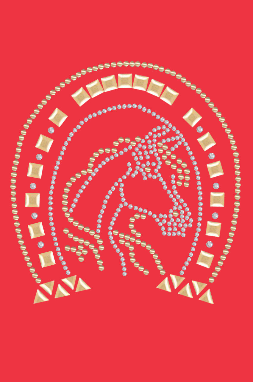 Horse Shoe - Womens T-shirt