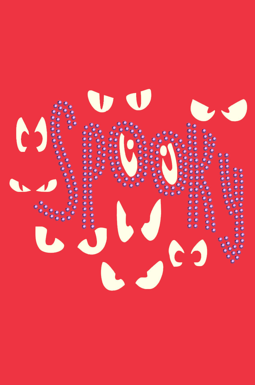 Spooky Glow in the Dark Eyes - Womens Tee