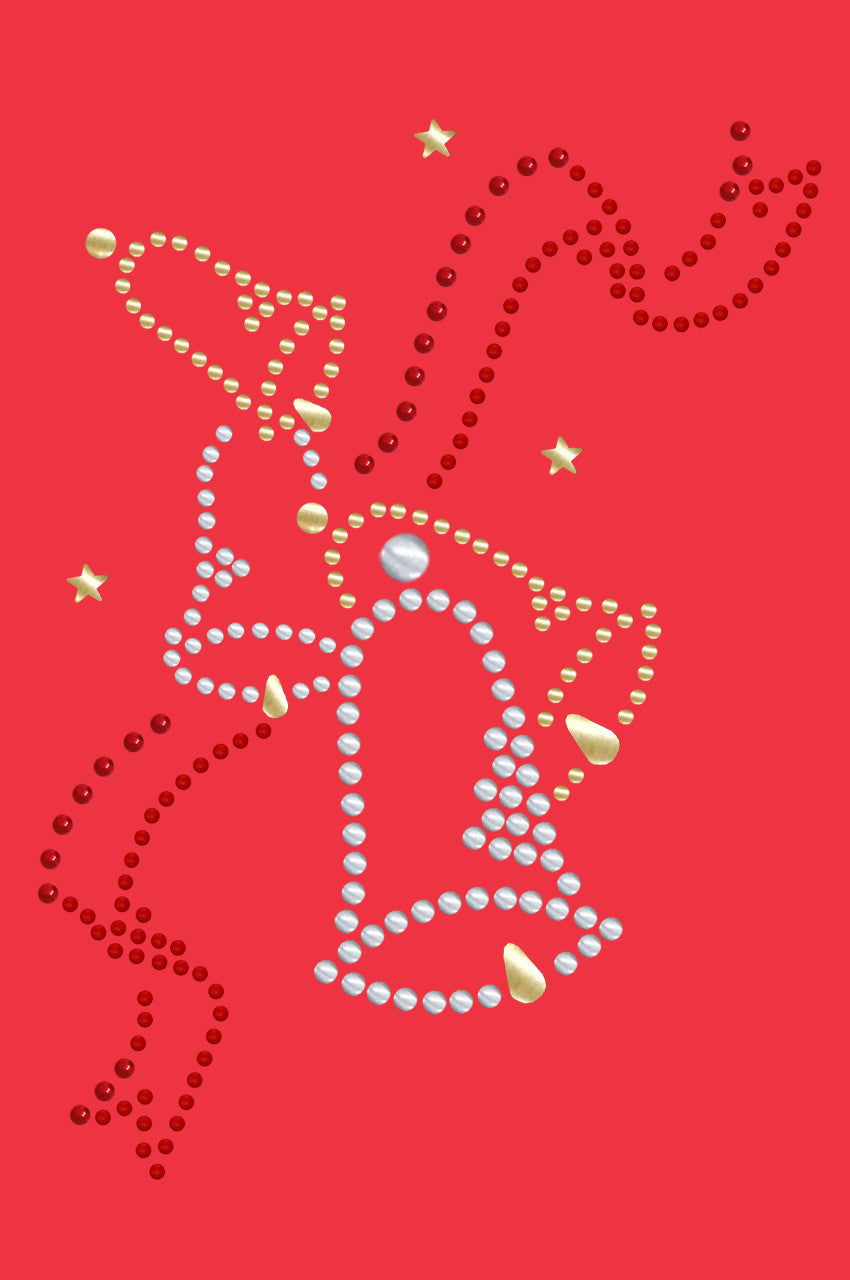 Nailhead Christmas Bells - Bandana