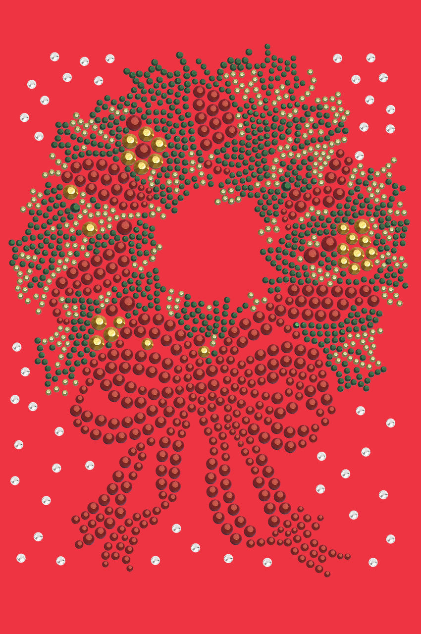 Christmas Wreath - Womens T-shirt