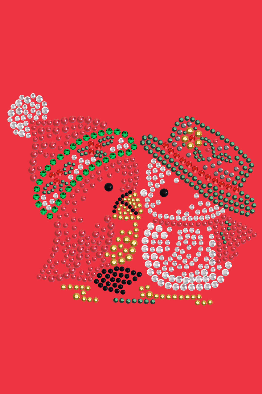 Christmas Birds - Womens T-shirt