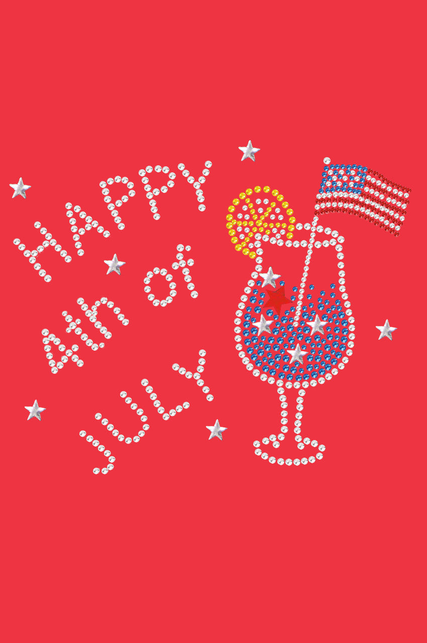 July 4th Cocktail - Womens T-shirt