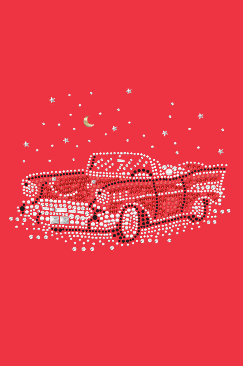 Red Convertible - Womens T-shirt