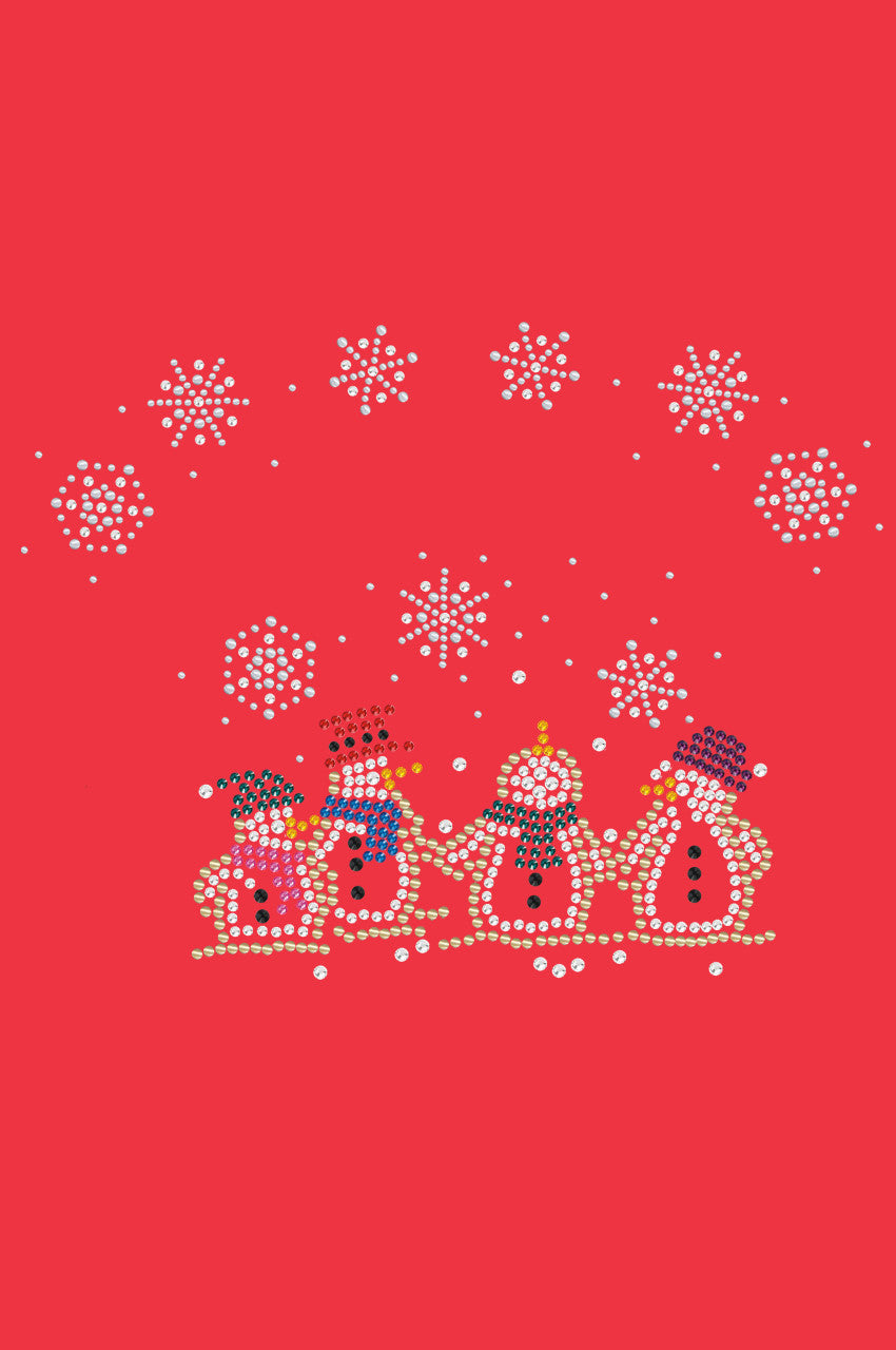 Snowman Family - Womens T-shirt