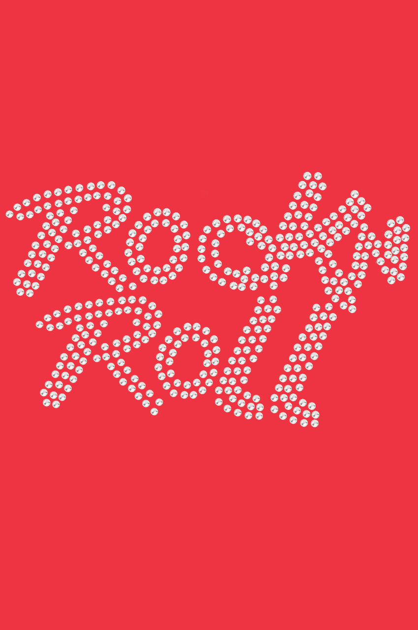 Rock n Roll (Rhinestone) - Womens T-shirt