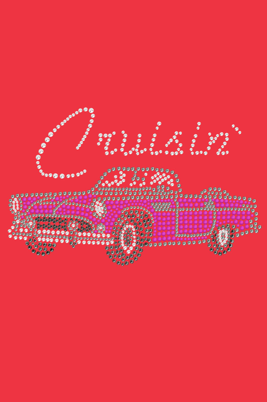Cruisin Pink Convertible - Women's T-shirt