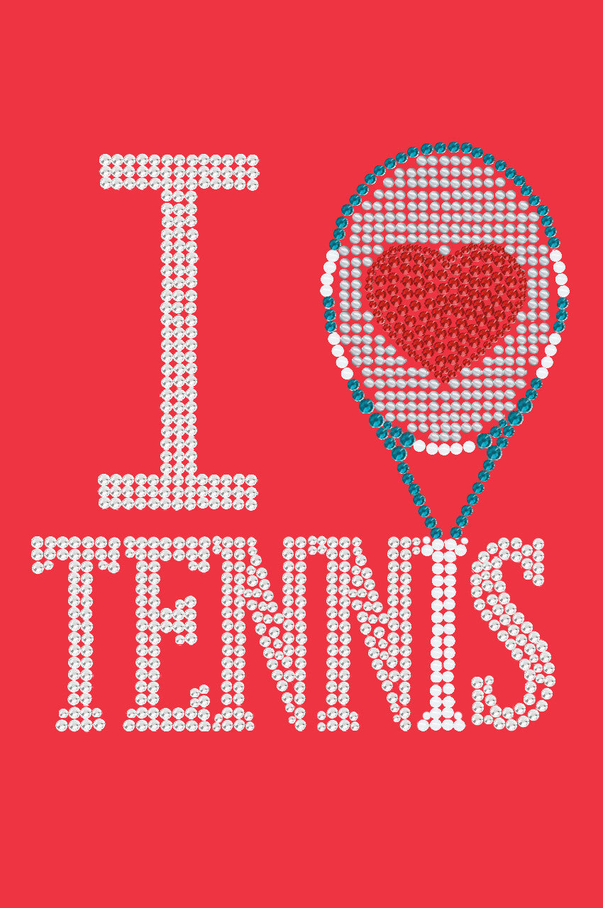 I Love Tennis - Womens Tee