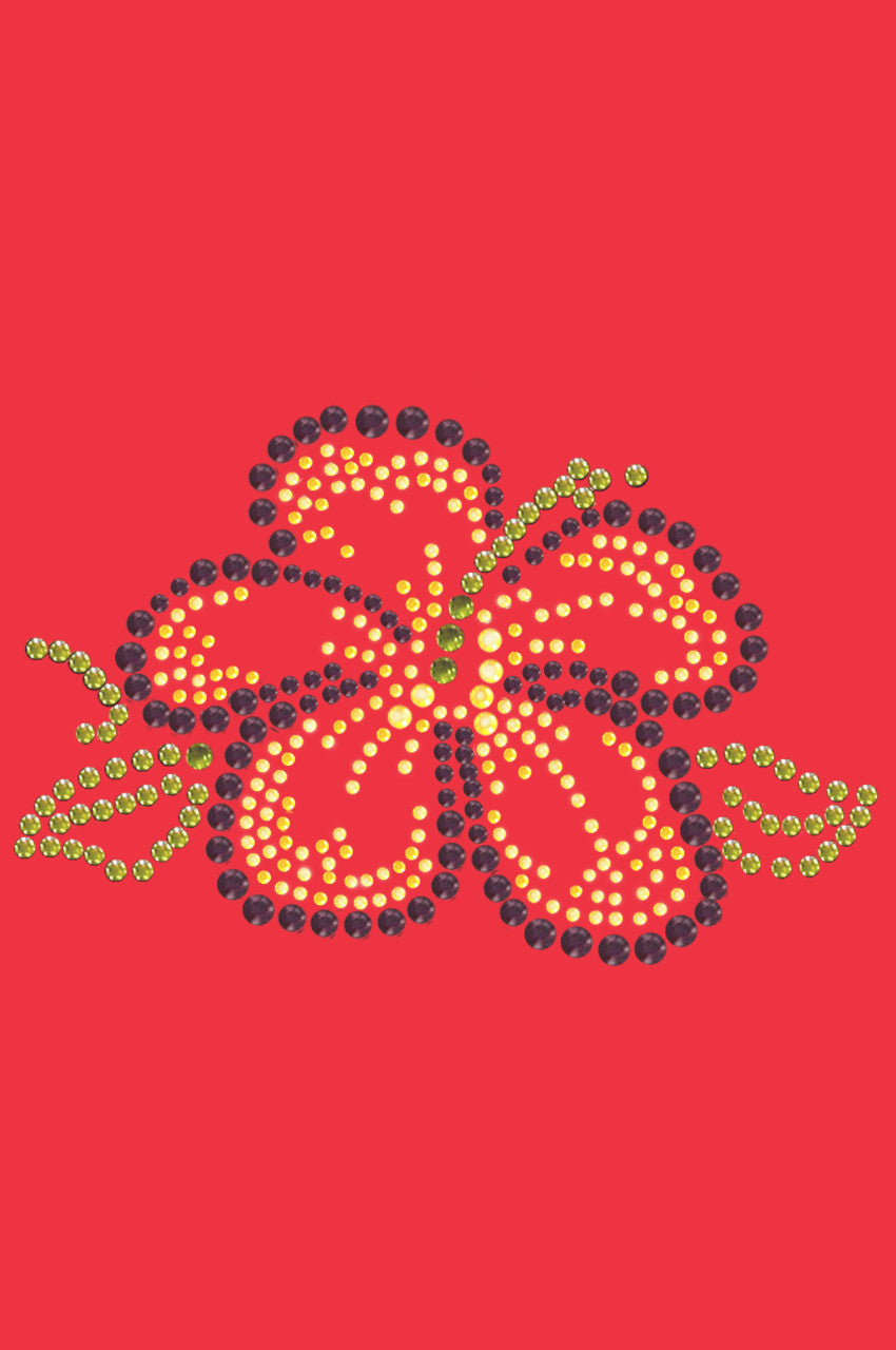 Purple & Yellow Hibiscus - Women's T-shirt