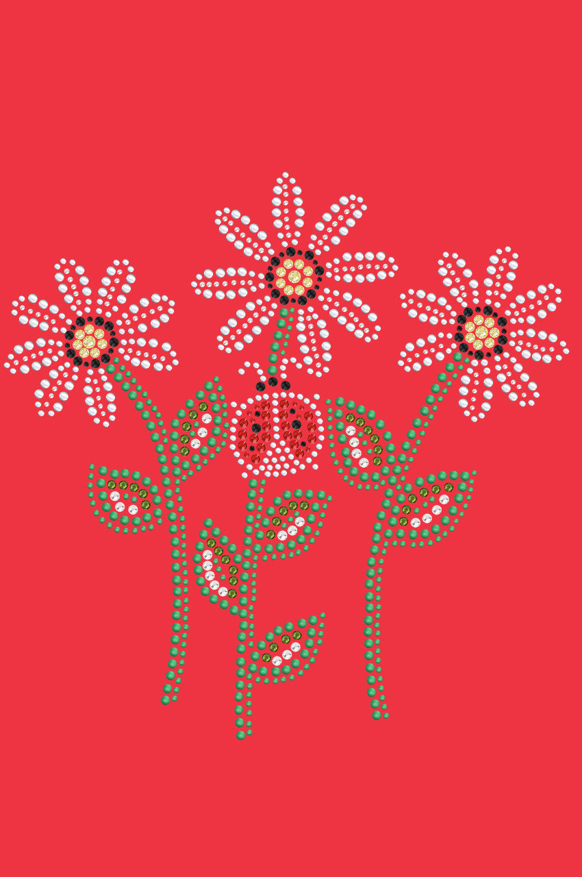 Daisies with Lady Bugs - Custom Tutu