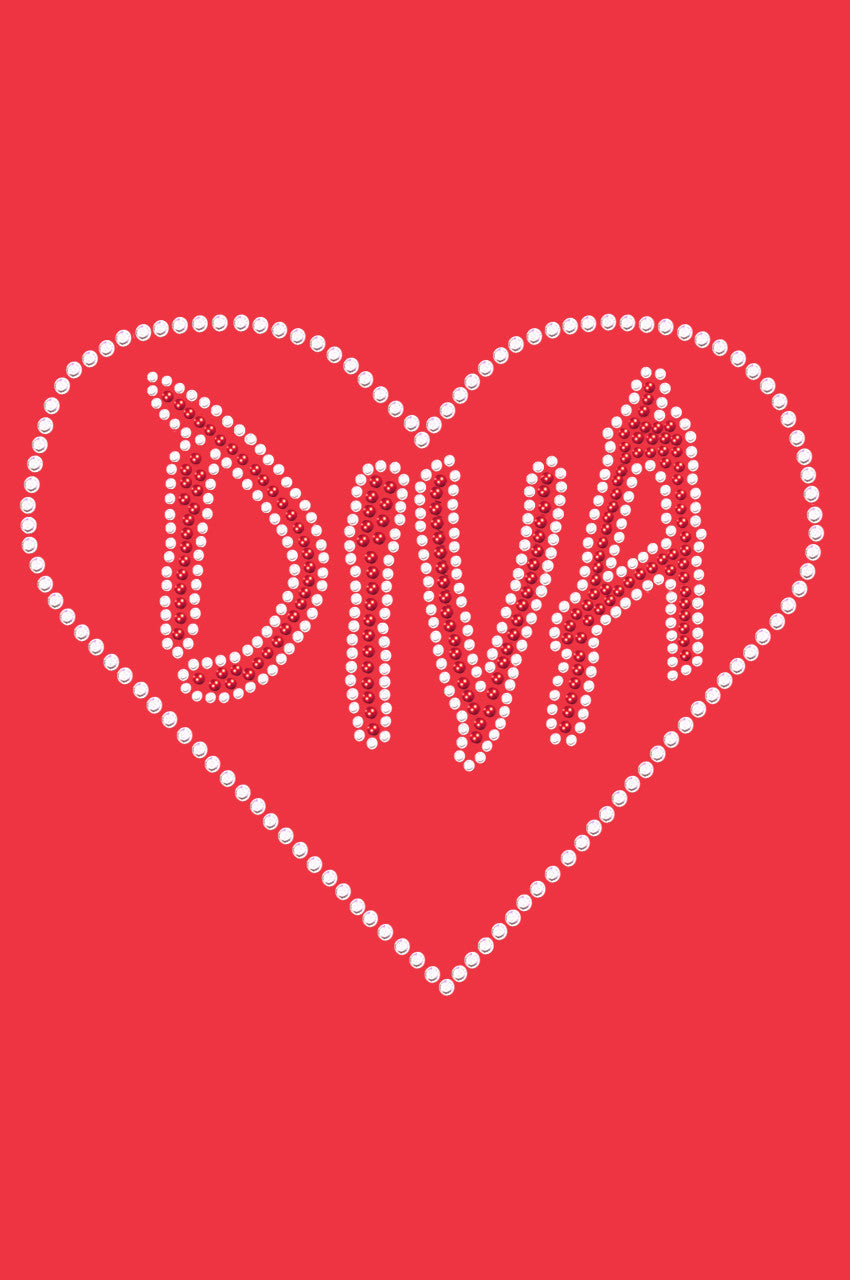 Diva Heart - Womens T-shirt