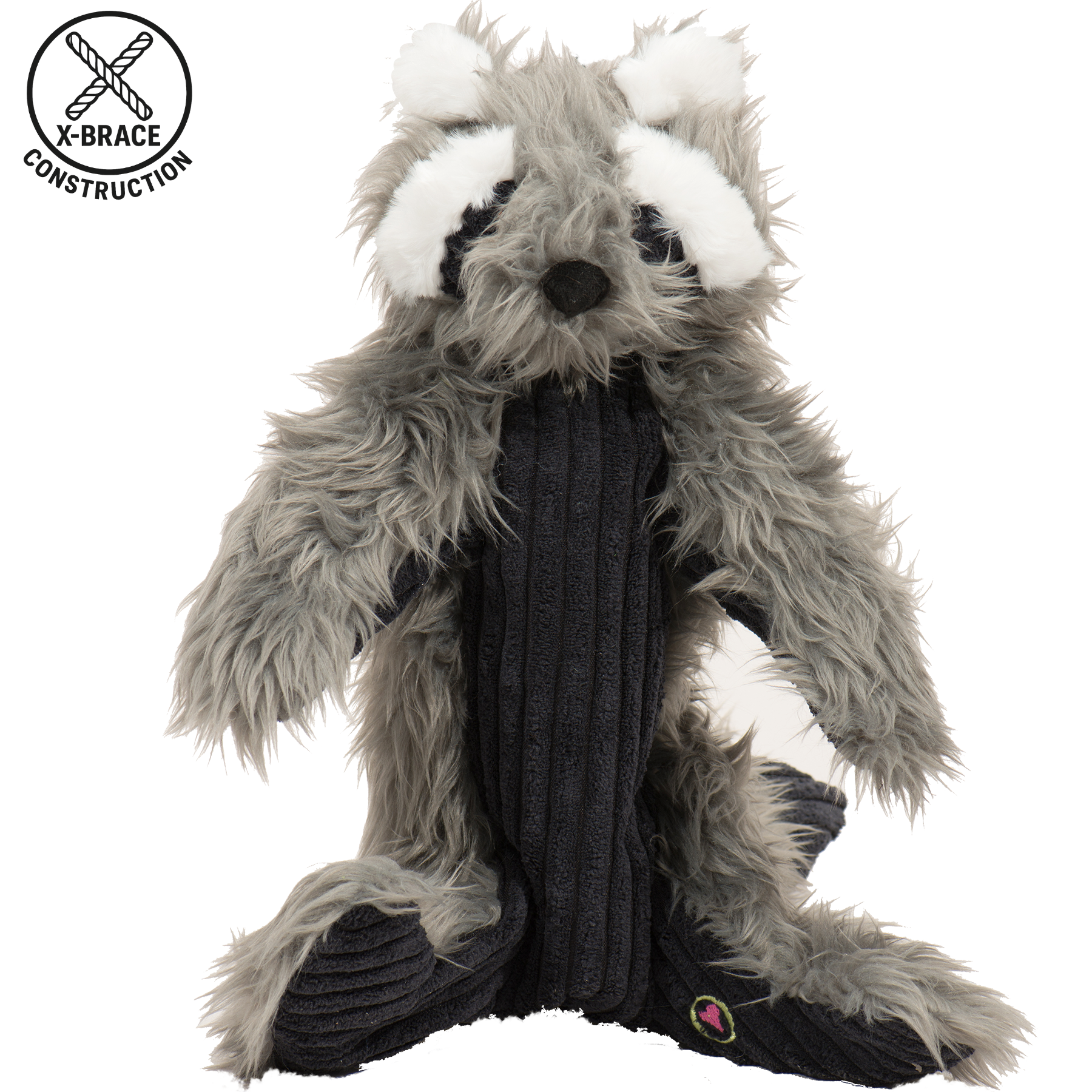 Redwood Raccoon X-BraceTM Plush Dog Toy