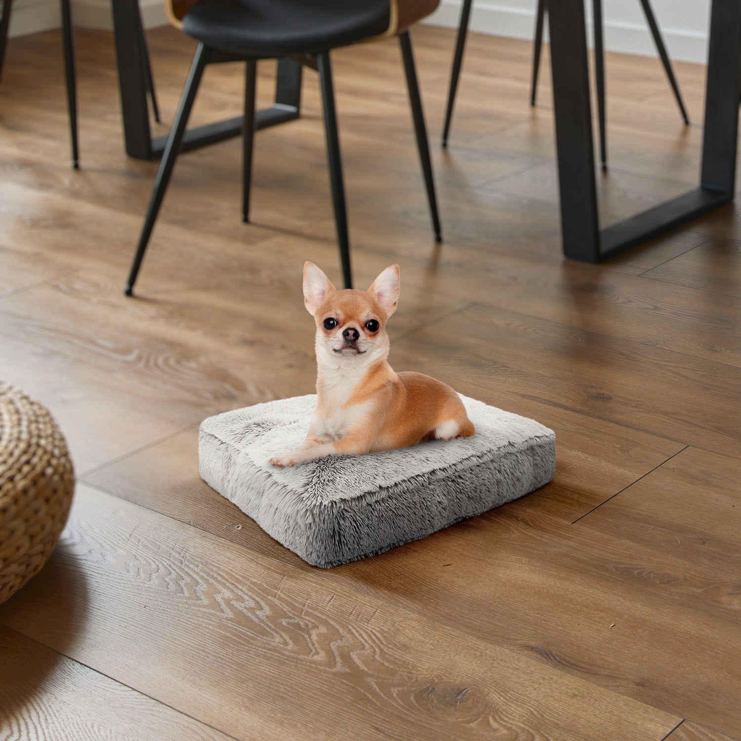 Bessie and Barnie other; fabric Dog Bed - multicolor-3; gray; brown - HT Animal Supply