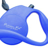 Parisian Pet Retractable Leash M for Dogs & Cats – Durable Ergonomic Handle Leash for Dogs Up to 44 lbs, Blue