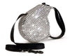 Parisian Pet Crystal Retractable Leash Silver