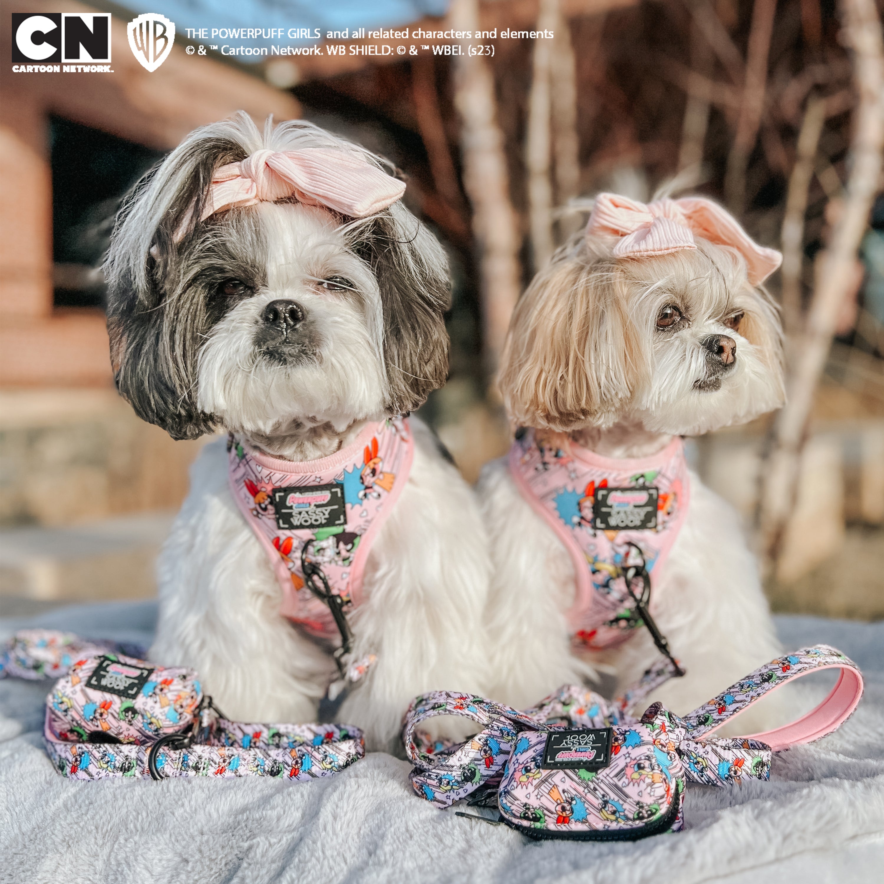 Dog Adjustable Harness - The Powerpuff Girls™ (Pink)