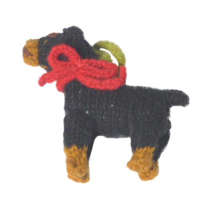 Chilly Dog Rottweiler Wool Ornament