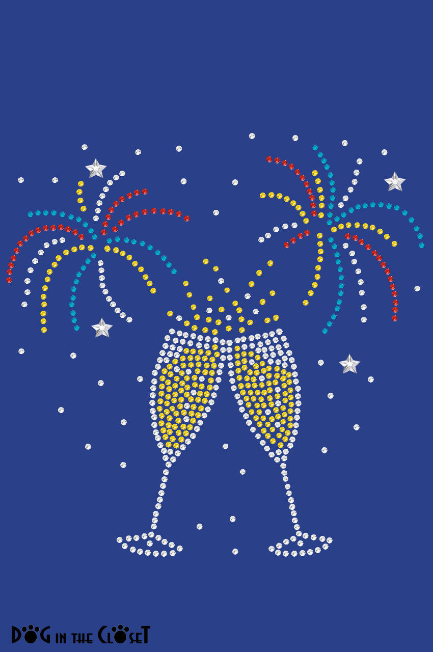 Happy New Year Drink & Fireworks - Bandanna