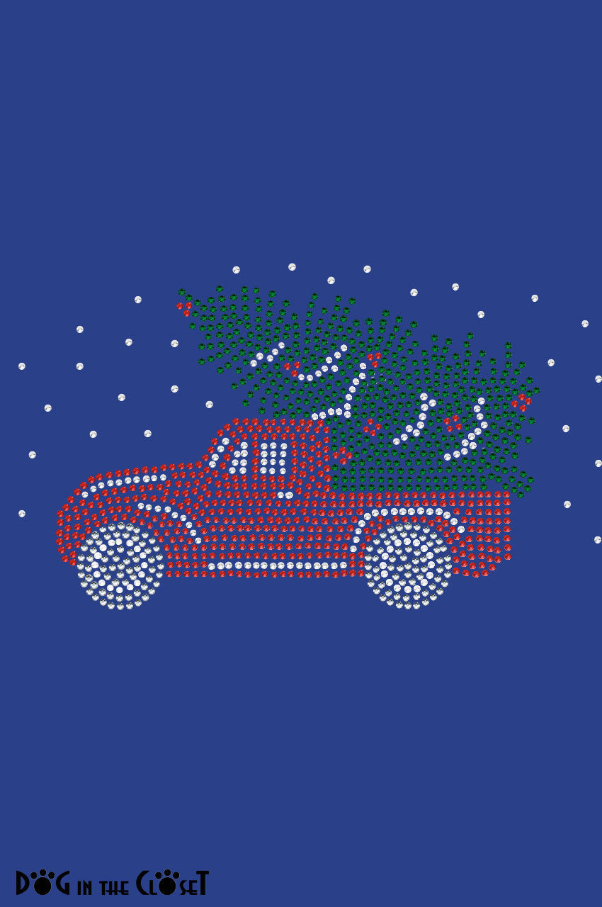 Christmas Truck (Small) - Womens Tee
