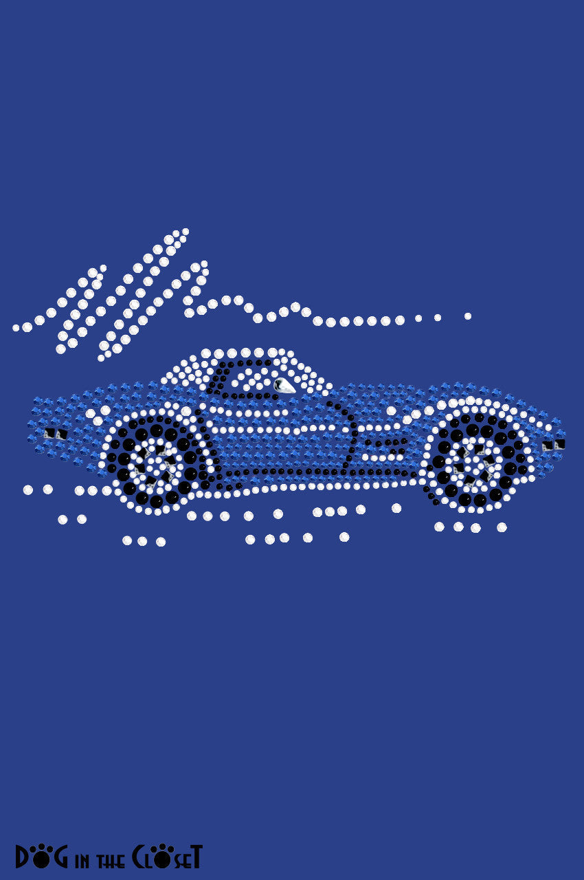 Blue Corvette - Womens T-shirt