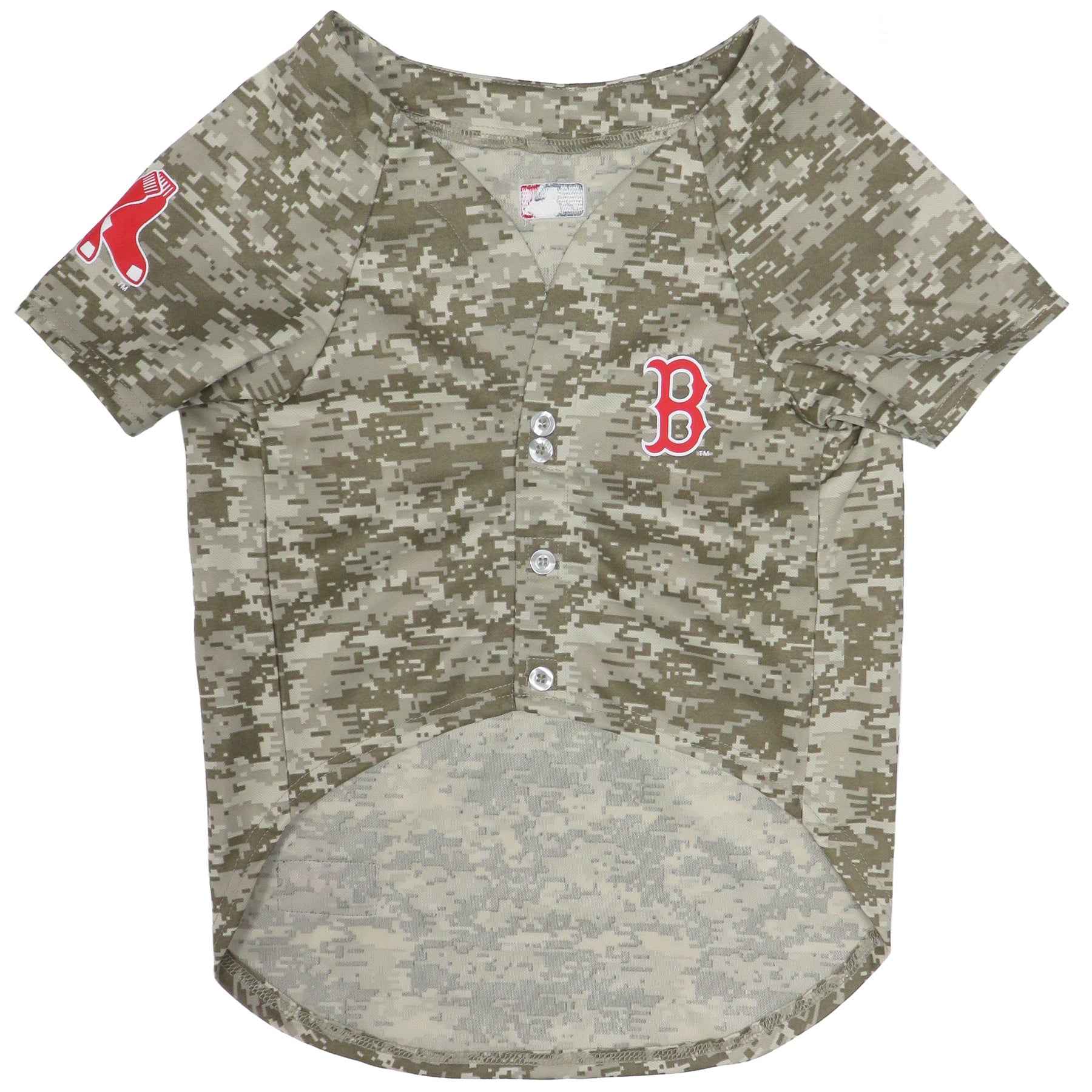 MLB Boston Red Sox Camo Mesh Pet Jersey