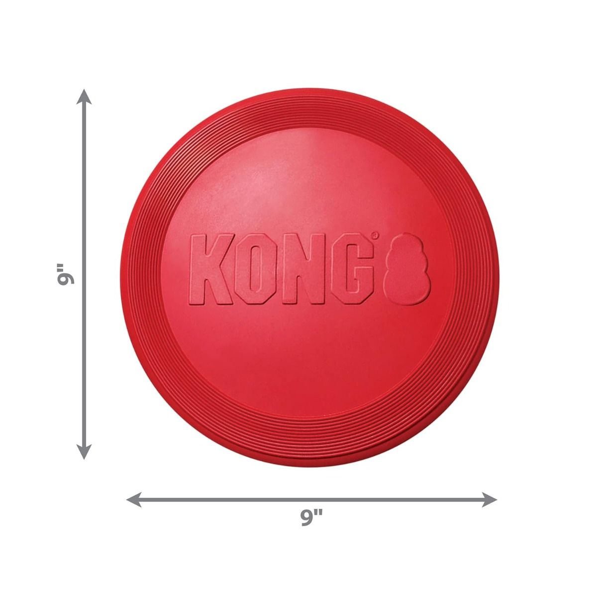 Kong Red Rubber Flyer - HT Animal Supply