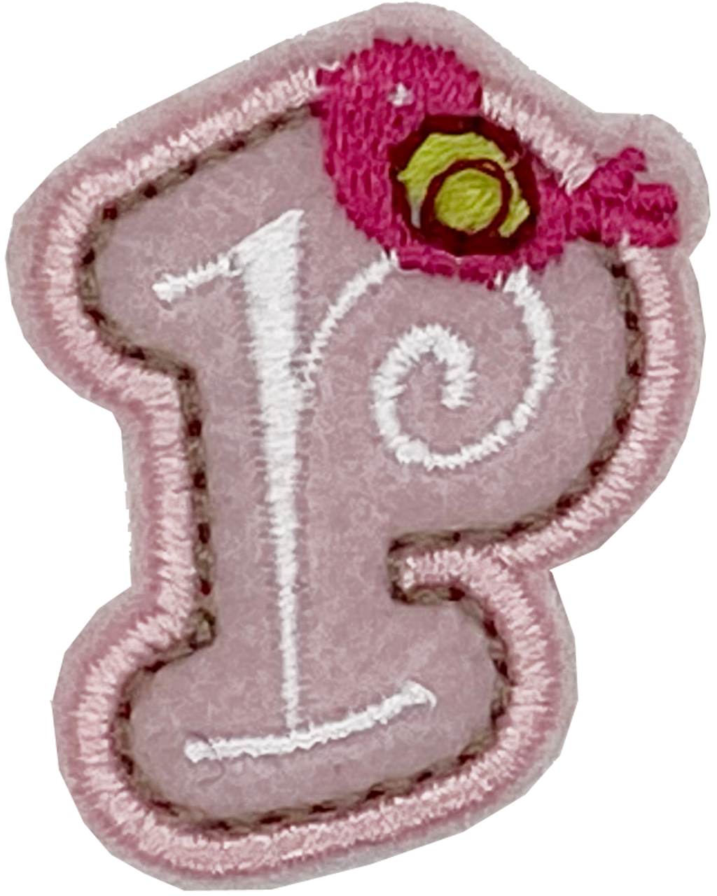 Curly Pink R - Patch