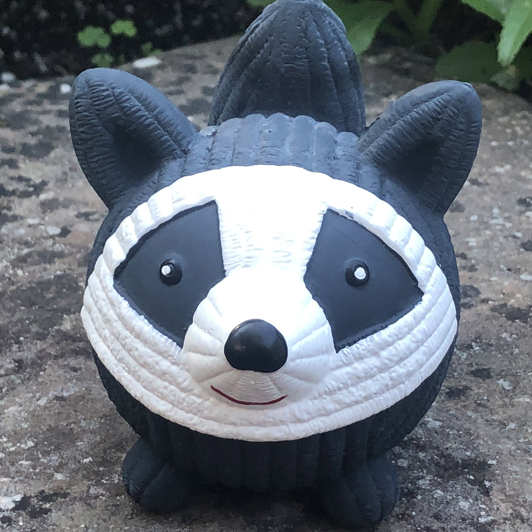 Reggie Raccoon Ruff-Tex Latex Ball Dog Toy, Large