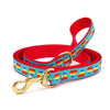 Up Country Rainbow Hearts Cast Brass Dog Leash