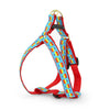 Up Country Rainbow Hearts Dog Cast Brass Dog Harness