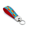 Up Country Rainbow Hearts Cast Brass Key Ring