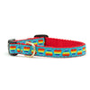 Up Country Rainbow Hearts Small Breed Dog Collar Made in USA