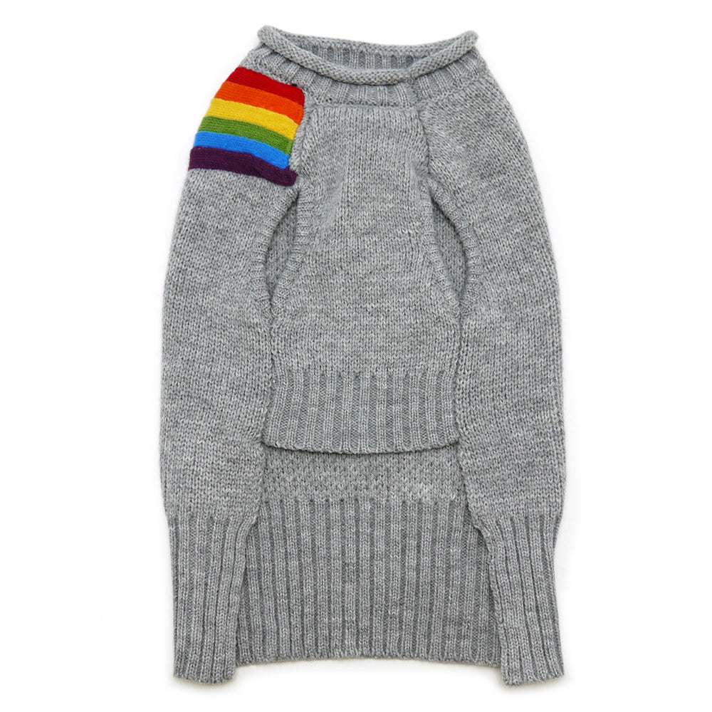DOGO Rainbow Turtleneck Dog Sweater