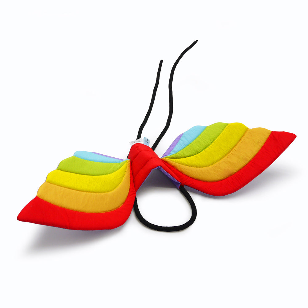 DOGO Rainbow Dog Costume Wings