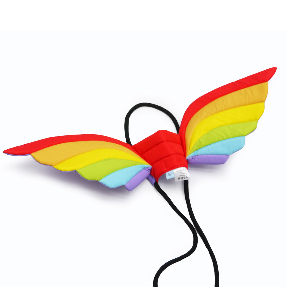 DOGO Rainbow Dog Costume Wings