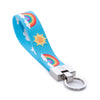 Up Country Rainbows and Sunshine Cast Brass Key Ring