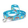 Up Country Rainbows and Sunshine Printed Cast Brass Dog Leash