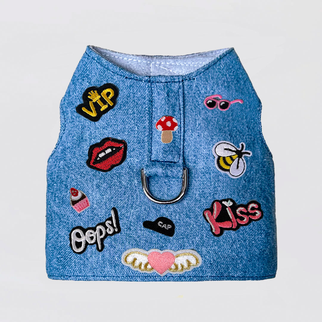 Hello Doggie Rebel Faux Fur Dog Harness