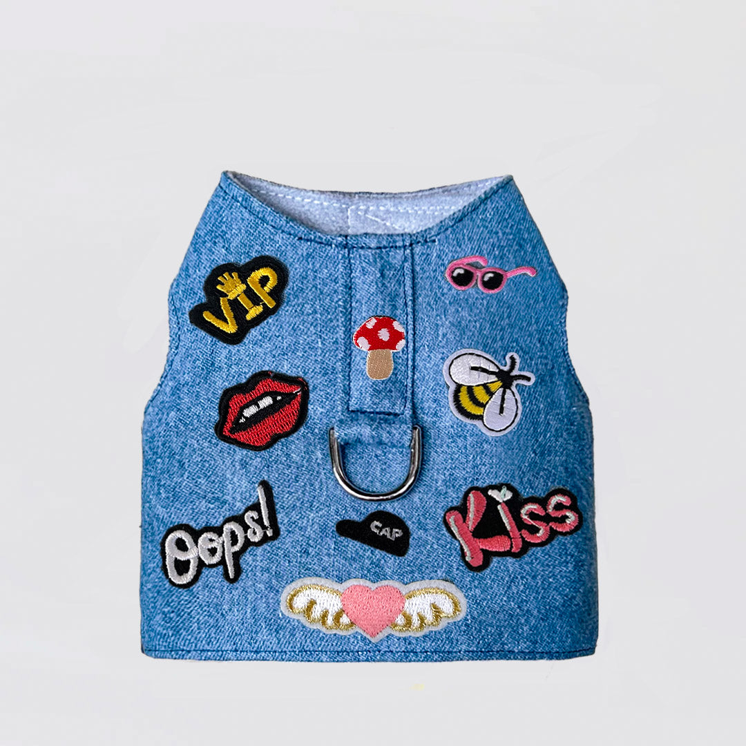 Hello Doggie Rebel Faux Fur Dog Harness